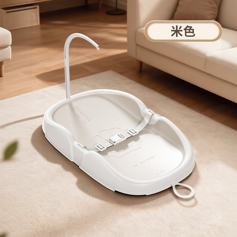 Baby changing table & bath combo - multi-purpose crib, portable changing pad with soft cushion