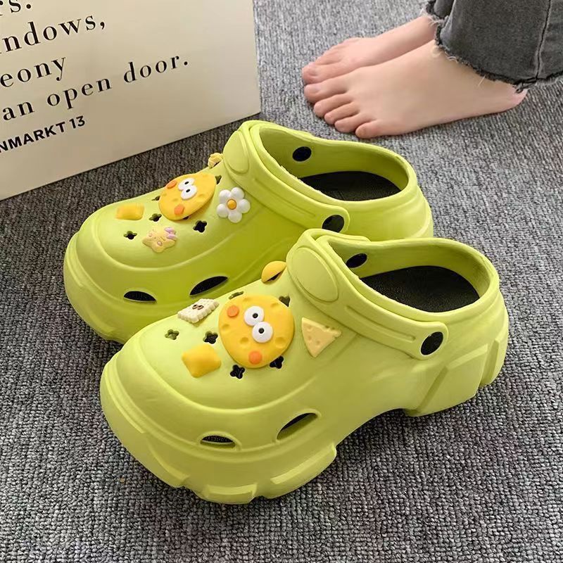 Women's clogs eva outdoor wearable thick sole non-slip 2025 new beach closed-toe sandals and slippers - summer collection