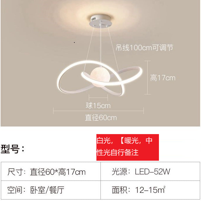 Top living room light hall main light cream wind pumpkin Nordic simple modern 2024 Zhongshan ceiling lamp with intelligence