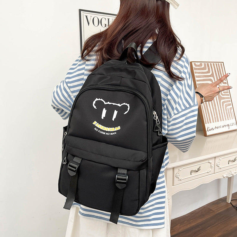 Backpack wholesale new Harajuku campus ladies Korean version large capacity versatile student schoolbag leisure travel backpack