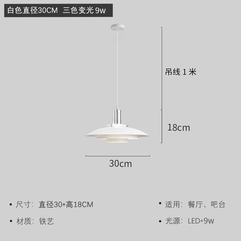 UFO chandelier American medieval vintage light 2025 new creative personality design art bar restaurant light