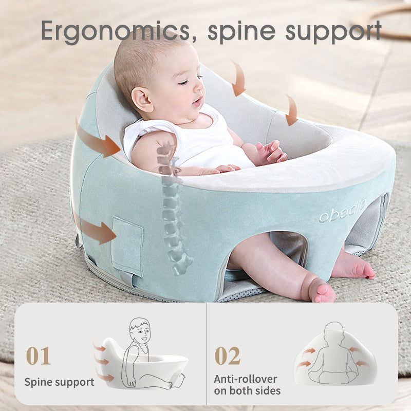 Aibedo wrap-around anti-rollover baby learning to sit chair does not hurt the spine, no washing, learning to sit training chair is specially provided as