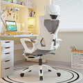 Ergonomic chair adjustable backrest computer chair streamer gaming chair office seat college dorm chair