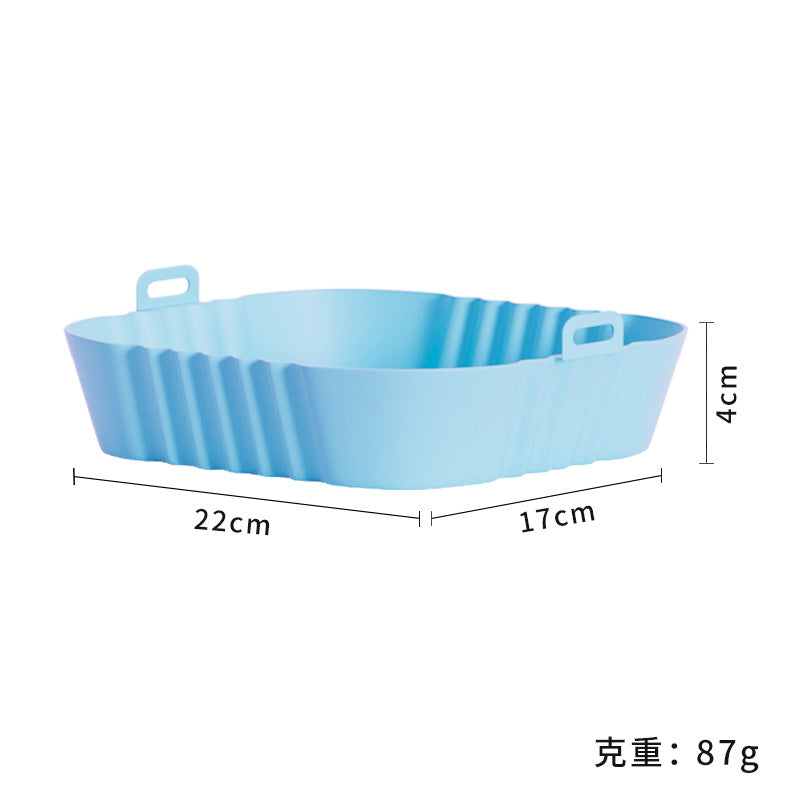 hot-selling silicone baking pan, high temperature resistant air fryer, easy to clean round baking mold, for home silicone baking pan