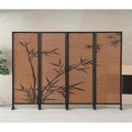 New chinoiserie screen bamboo pattern teahouse bedroom partition living room fence small apartment balcony national style new arrival screen