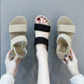 sourcing: , ,   summer hot-selling chunky platform wedge sandals - comfortable beach sandals for women