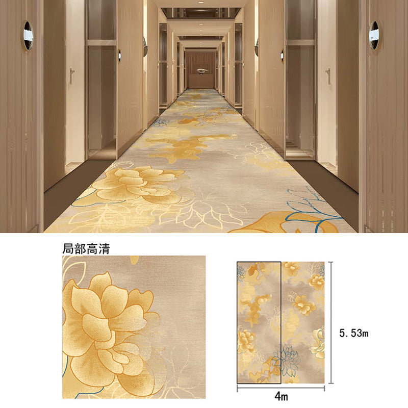 In stock haima 800g nylon carpet hotel corridor aisle thickened flame retardant b1 fireproof bedroom carpet