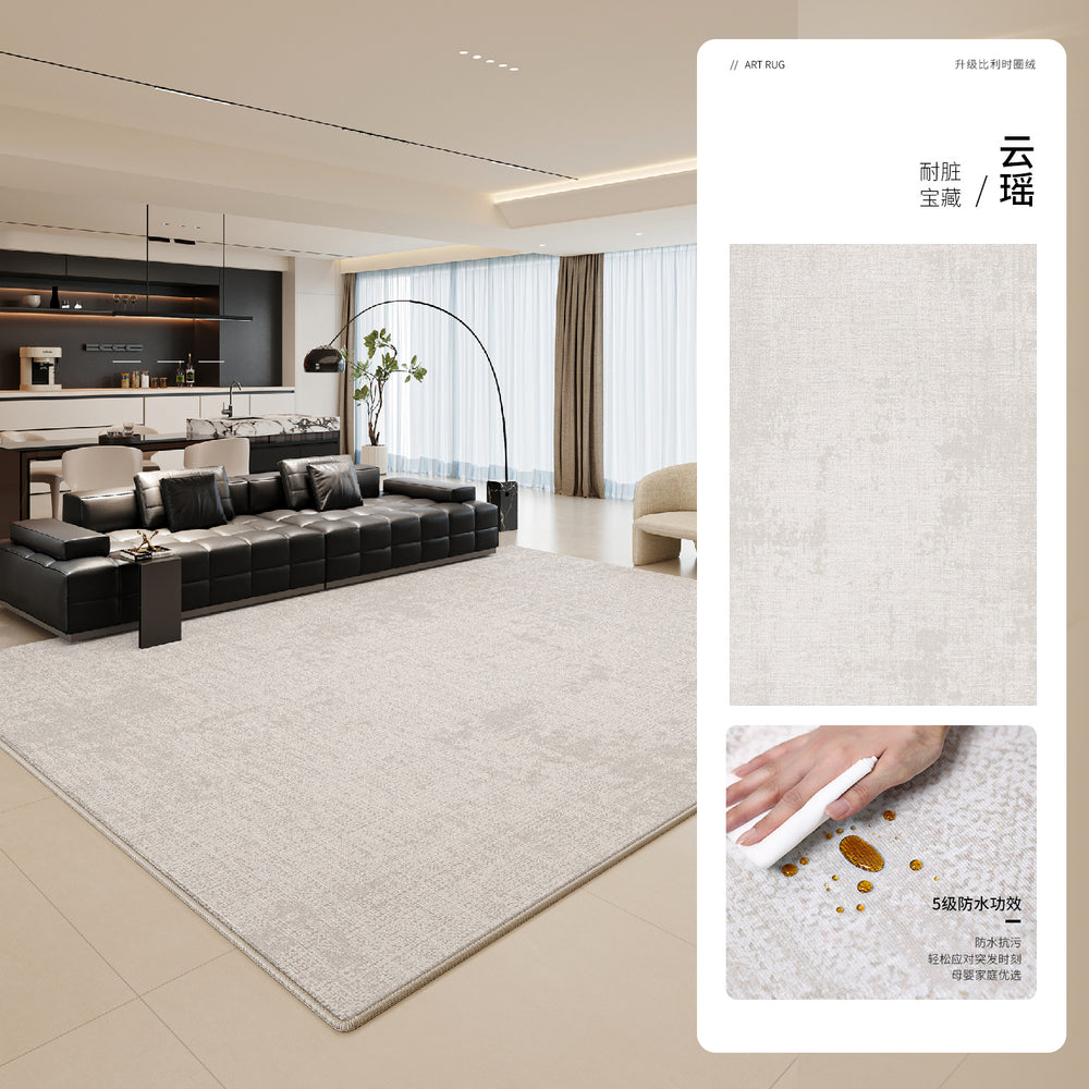 Carpet living room italian accessible luxury washable and wipeable stain-resistant bedroom bedside blanket for homewaterproof anti-fouling classy sofa cushion
