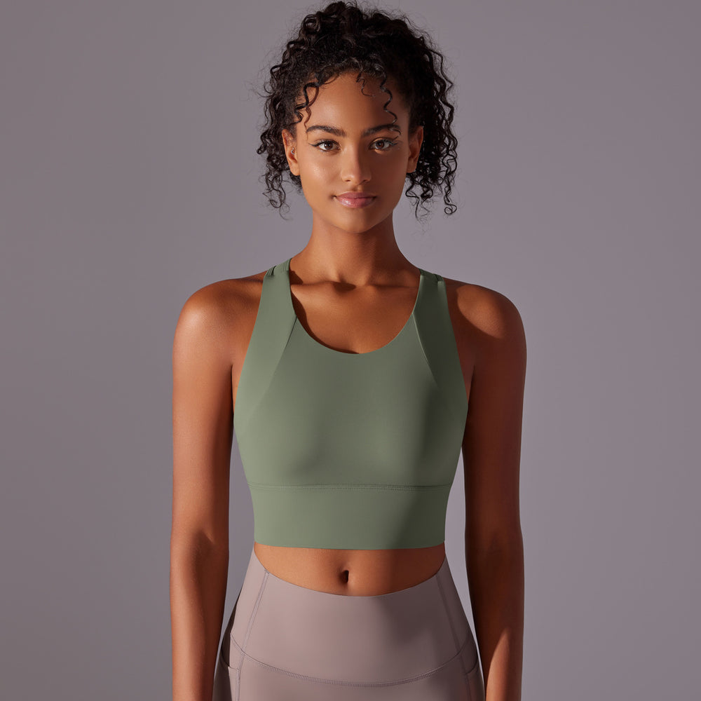 Fixed cup all-in-one sports vest julu curve sports intimates slimming look beautiful back fitness yoga wear bra for women