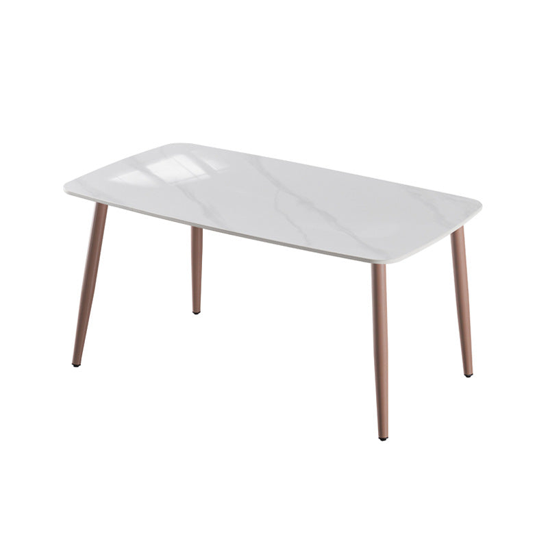 Rock slab dining table combination modern casual italian manufacturer wholesale personalized small apartment rectangular simple table