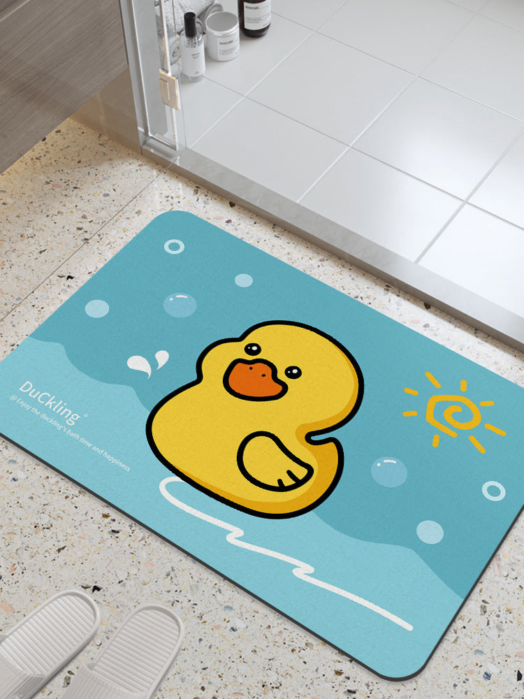 Distribute diatom mud absorbent mat bathroom floor mat toilet bathroom door step foot bath non-slipfor home