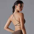 European and american seamless yoga bra - quick-dry, sweat-wicking, compression sports bra - running, fitness, tank top, beautiful back yoga top for women