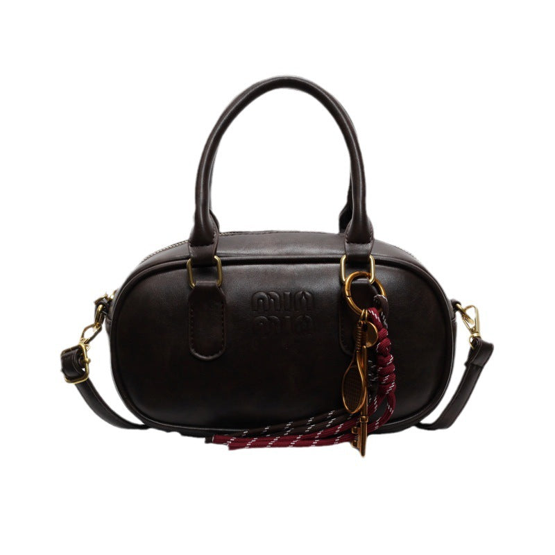 Fashion women's handbags women's 2025 new popular retro women's bags, high-end temperament simple and versatile women's messenger bags