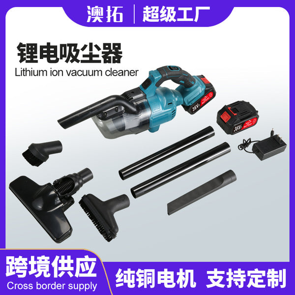 Lithium battery high power suction industrial vehicle household handheld automatic car vacuum cleaner wireless car