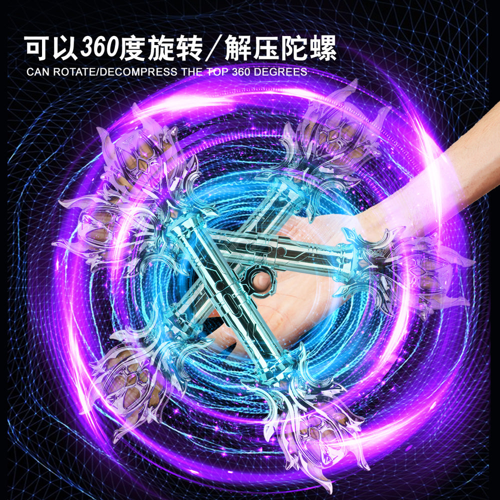 Thunder scepter glowing sword - retractable laser sword - cool cosplay prop - cyberpunk toy lightsaber - wholesale