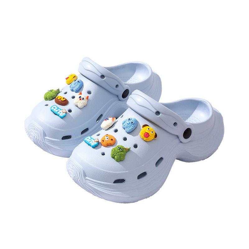 Women's clogs - 2025 summer new fashion, anti-slip, breathable, soft sole, odor-resistant, thick sole, height increasing sandals for outdoor wear