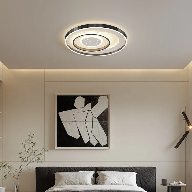 Living room light led ceiling light 2025 new Nordic atmosphere intelligent voice bedroom study restaurant lighting combination