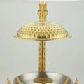 Luxury stainless steel buffet warmer, 8l gold buffet stove, wholesale hotel tableware