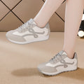 Women's casual leather sneakers - authentic spring/autumn new arrivals: soft sole, lightweight, breathable, non-slip, comfortable running shoes