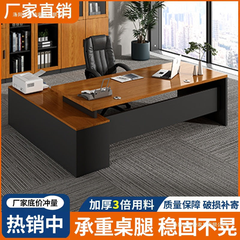 Minimalist modern office desk executive desk manager's desk office desk and chair set single desk office desk