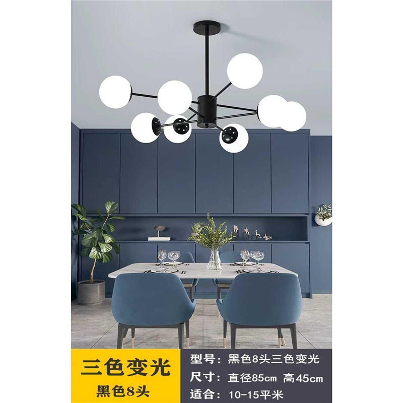 Nordic led pendant light - modern minimalist style for living room,  new arrival, bedroom main light, gold magic bean lamp