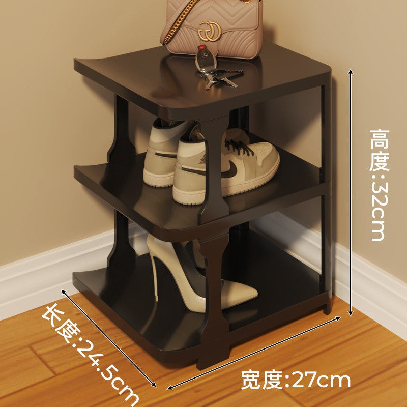 Simple shoe rack, multi-layer economical dormitory shoe cabinet, household narrow door dust-proof storage artifact, indoor wholesale
