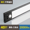 [black] 40cm white light/warm light/natural light-2000 ma-stepless dimming + human body + light sensing
