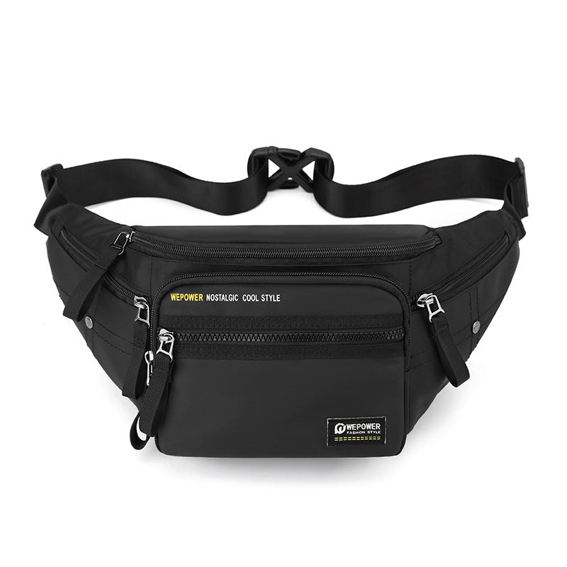 Factory wholesale new breast bag men's messenger bag outdoor running fanny pack multi-functional large-capacity shoulder bag