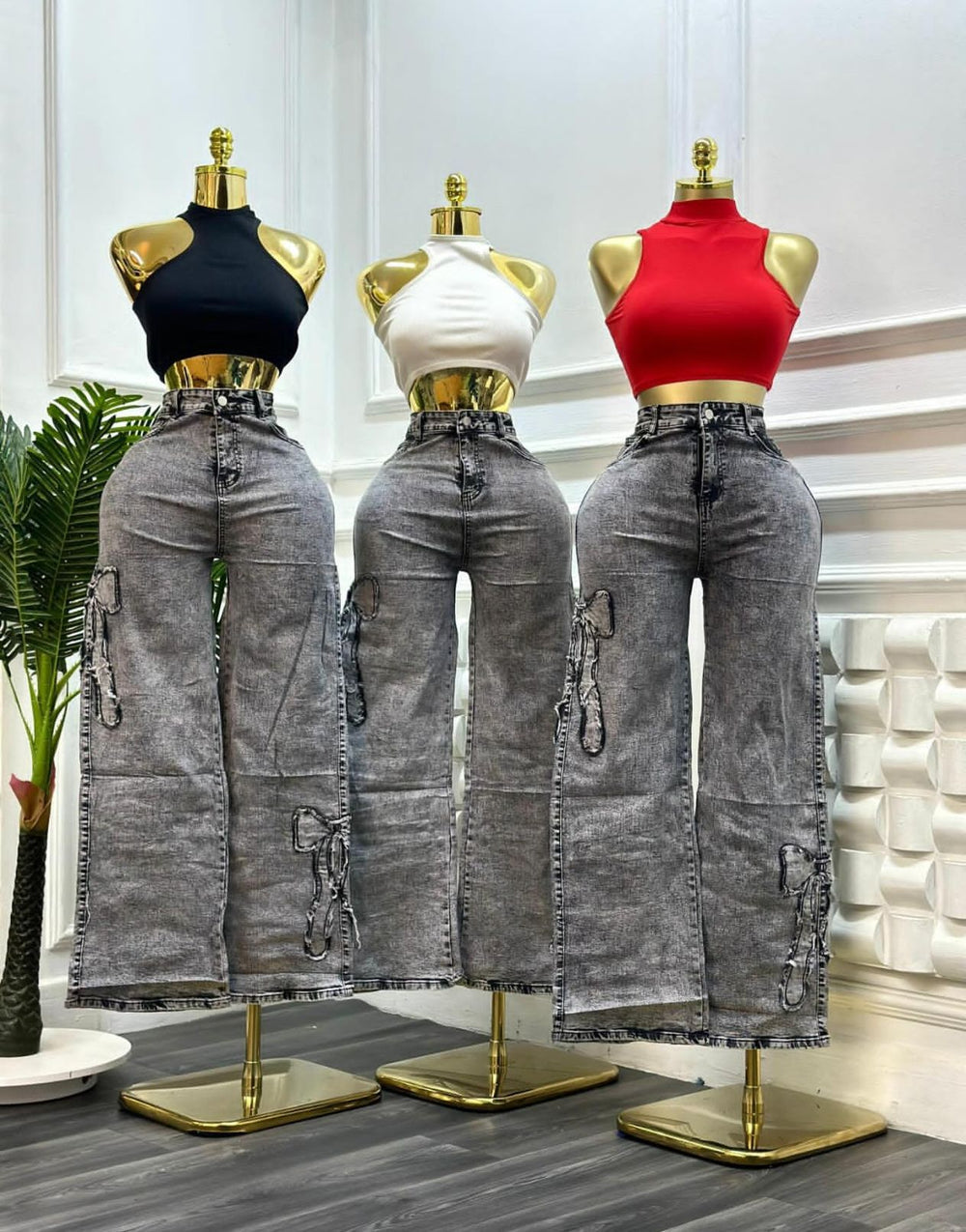 Available boyfriend jeans women's pants new jeans ready stock wholesale cargo jeans