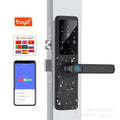 Smart door lock apartment fingerprint lock semi-automatic dense lock electronic lock entrance wooden door lock office lock manufacturer spot