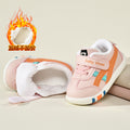 Toddler shoes for baby boys 0-1-3 years old, autumn/winter infant and toddler shoes for baby girls, soft sole non-slip, fleece-lined, extra thick cotton shoes