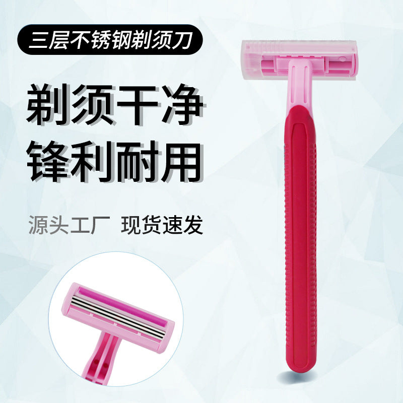 Shurmei disposable razor manual hotel room supplies with lubricating strip shaving knife manufacturer in stock wholesale