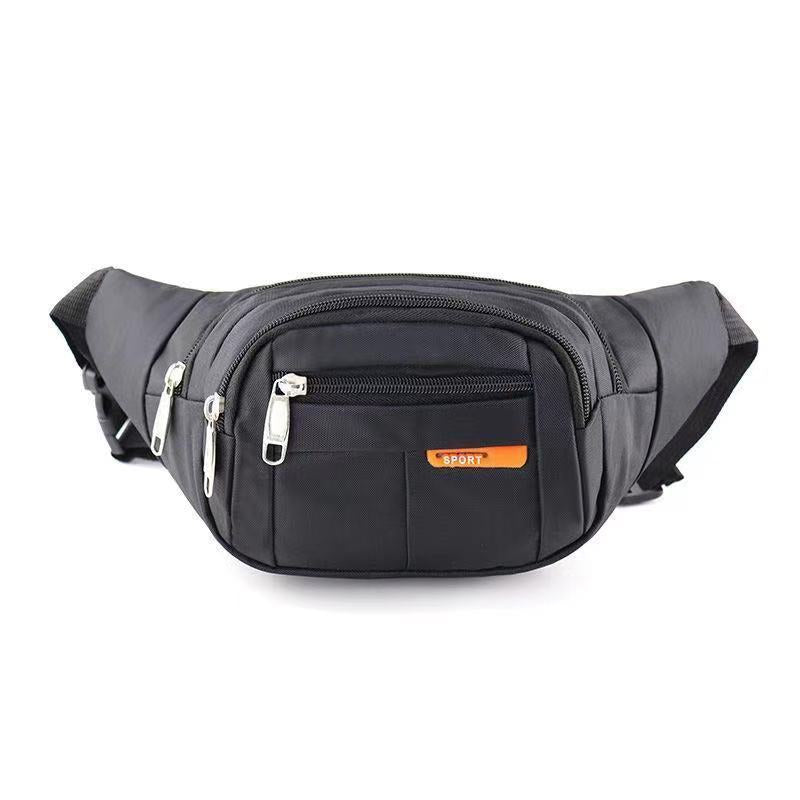 New fanny pack women's large-capacity multi-function anti-splashing water cashier business bag outdoor travel fashion mobile phone fanny pack men