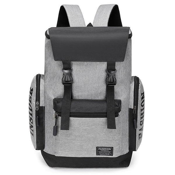 Large capacity fashion trendy cool backpack men's  new outdoor travel bag daily commute laptop bag