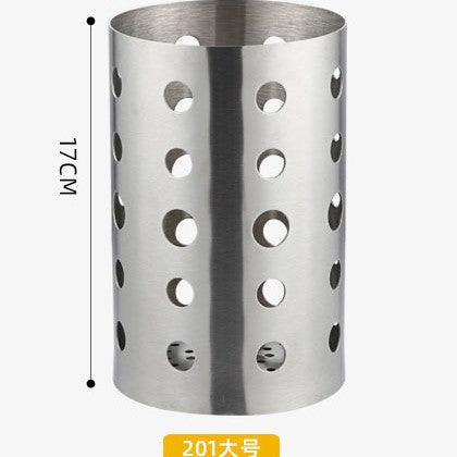 304 thickened storage tube stainless steel chopstick tube kitchen multifunctional chopstick cage for home drain chopstick bucket suit