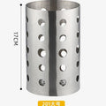 304 thickened storage tube stainless steel chopstick tube kitchen multifunctional chopstick cage for home drain chopstick bucket suit