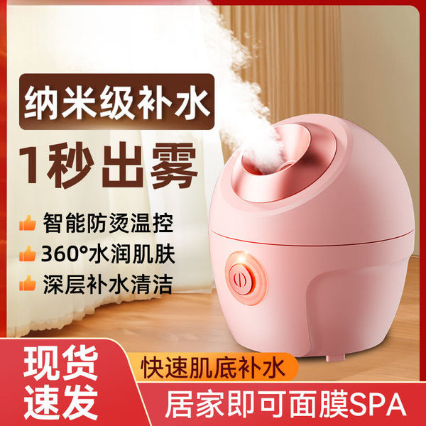 Hot Spray Face Steamer Steam Engine Household Facial Hydrating Spray Open Pore Humidifier Face Steamer