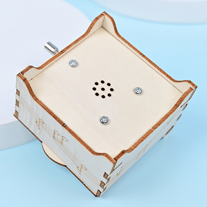 Homemade music box children's technology small production, students STEAM classroom physical science small experiment handmade materials