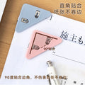 Triangle clip stationery test paper storage handy gadget data paper clip student book clip office supplies data file