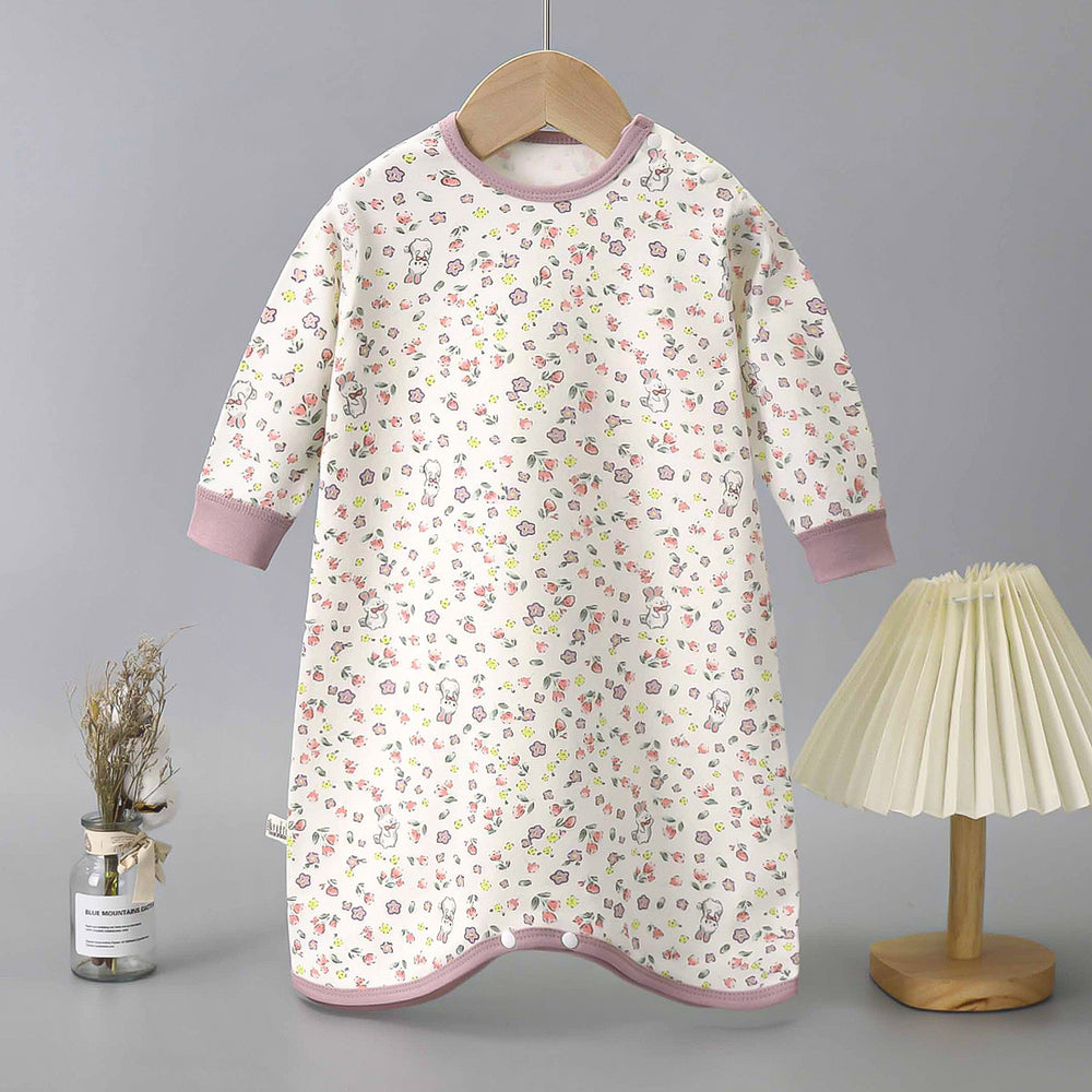 Baby onesie spring/autumn a-grade soft nightgown baby girl pajamas long sleeve seamless romper newborn clothes
