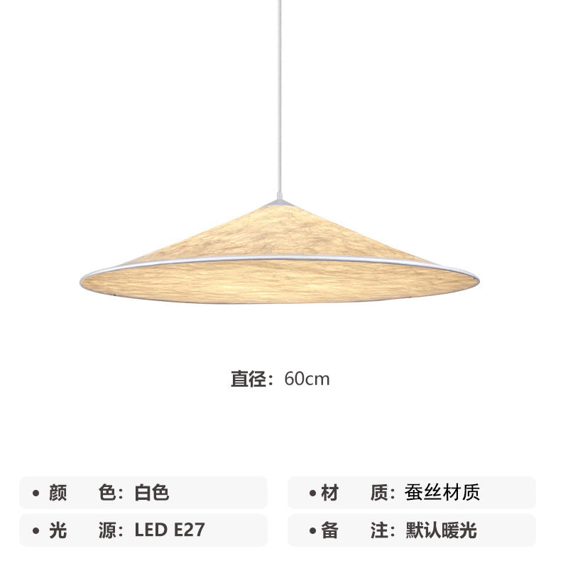 Dupont paper restaurant chandelier Chinese style wabi wind Nordic B & B bar light design art creative lighting hotel