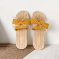 Women's summer slippers - fashionable bowknot design, influencer-approved fairy style, beach sandals, 2021 new summer collection, trendy slides for women, summer ins style