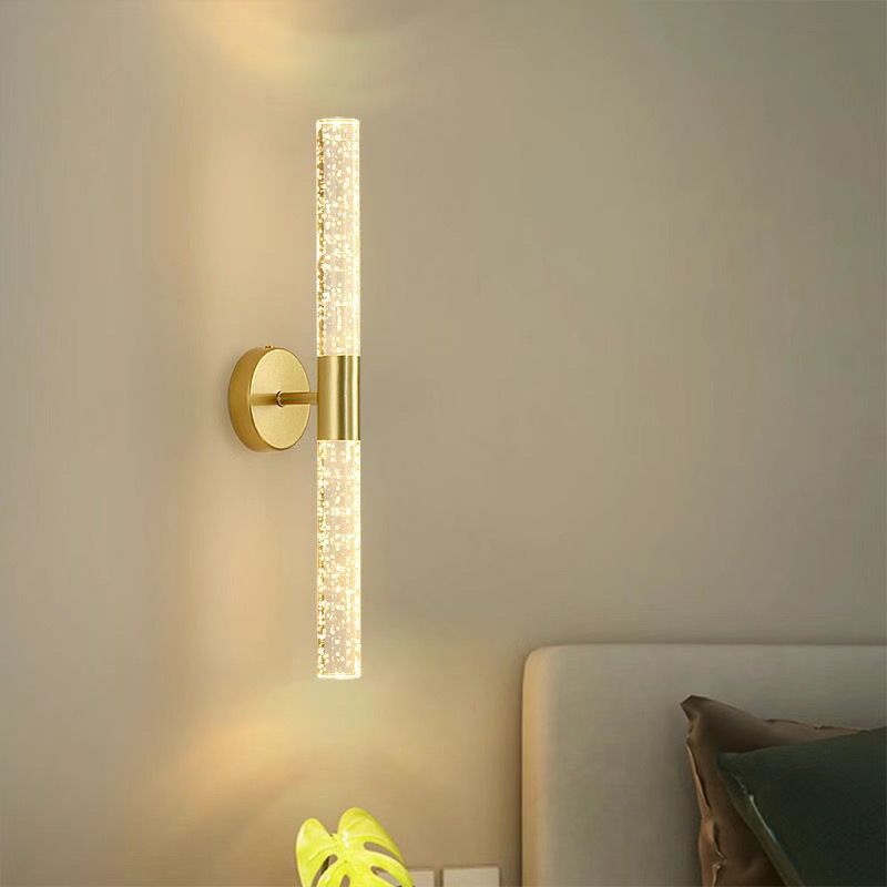 Modern double-headed nordic minimalist creative wall lamp for living room, bedside, hallway, hotel, and mirror front
