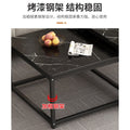 Accessible luxury square coffee table living room rental house for home small table casual modern small apartment tea table 2026new arrival