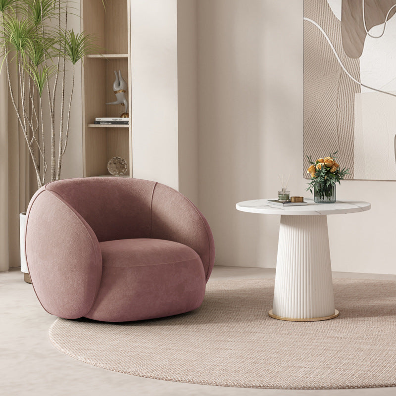 Beauty salon rest area sales department negotiation single sofa round table combination b&b balcony sofa chair living room