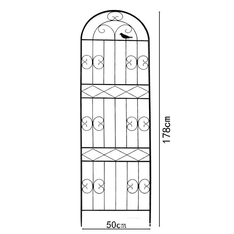 Clematis pergola rose rose planting garden fence outdoor flower stand support pole iron plant climbing frame
