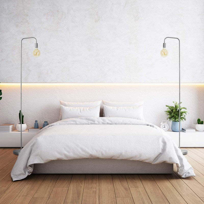 Cross-border explosive wrought iron floor lamp American retro living room lamp simple bedroom standing lamp study desk lamp can be customized