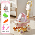 Kids electric stuffed toys baby artificial stroller play house girl stroller birthday gift cute pet doll