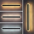 Nordic led wall lamp light luxury lighting casual linear lamp bedroom bedside wall lamp living room aisle normcore wall