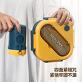 plastic japanese-style lunch box for office workers, microwaveable, divided compartments, deepened bento box, lunch box set, gift